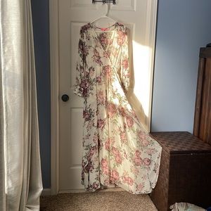 Long Sleeve Floral Dress